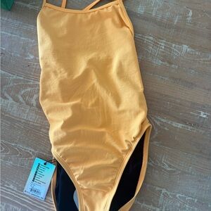 Jolyn Clothing Vibrant Orange Women's One Piece Swimsuit Jackson Style